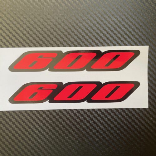 Suzuki GSXR 600 Stickers Vinyl Decals Red