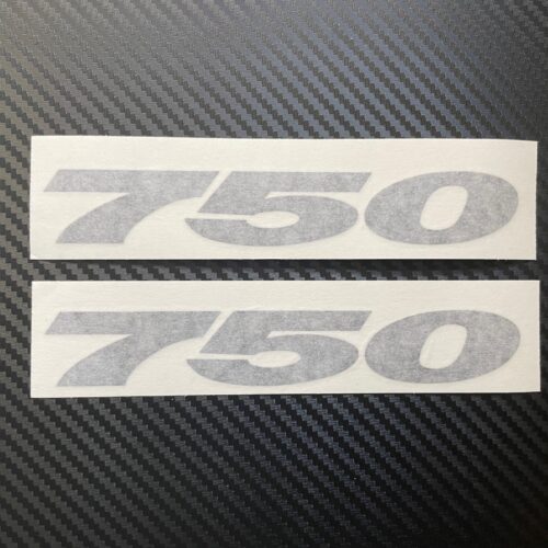 Suzuki GSXR 750 Stickers Vinyl Decals Black or White