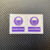 Banksman Hard Hat Vinyl Stickers