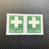 First Aider Hard Hat Vinyl Stickers