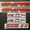 BMX Stickers Dyno Bike Red