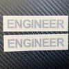 Engineer Hard Hat Vinyl Stickers