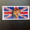 Union Jack Flag Sticker GB Lion Coloured
