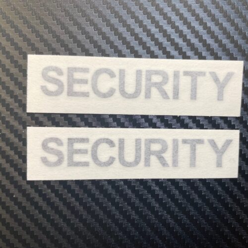 Security Hard Hat Vinyl Stickers