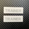 Trainer Hard Hat Vinyl Stickers
