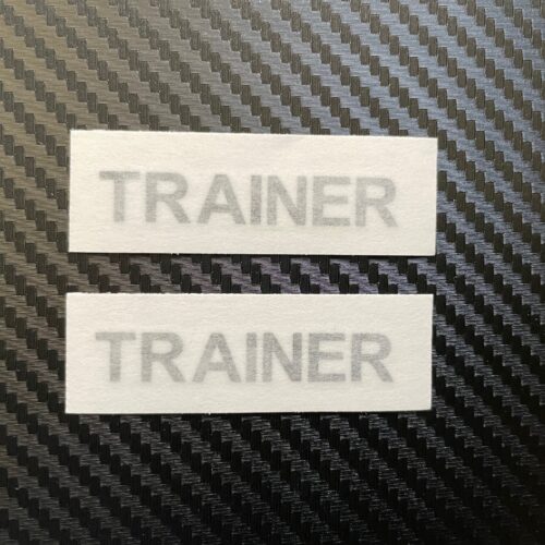 Trainer Hard Hat Vinyl Stickers