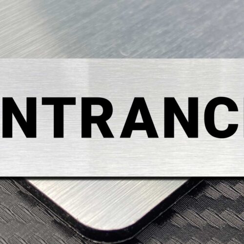 Entrance sign