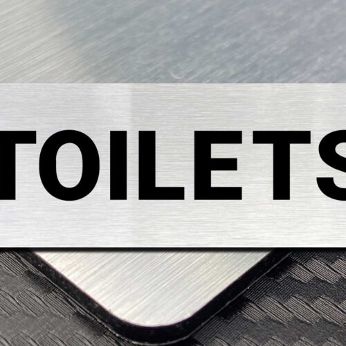 Toilets sign