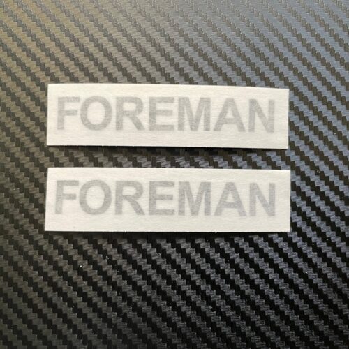 Foreman Stickers