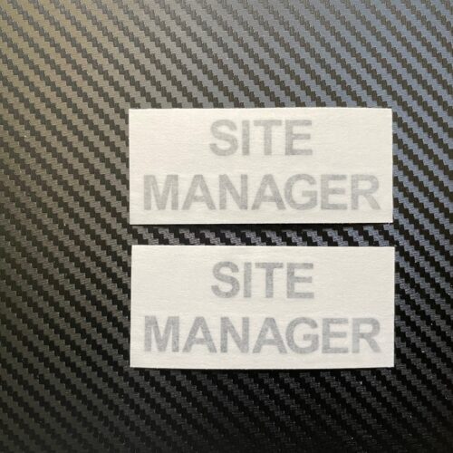 Site Manager Stickers