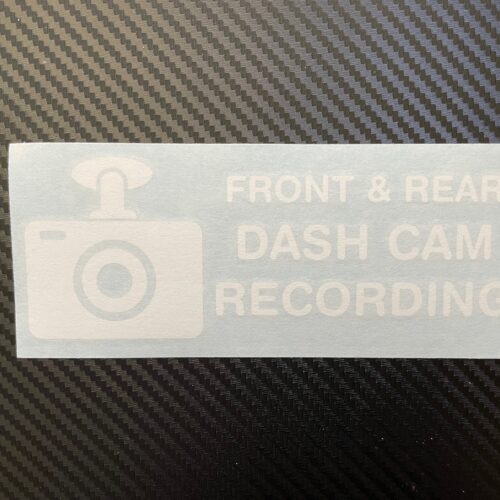 Dash Cam Stickers