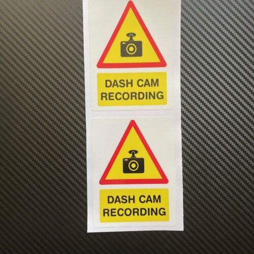 Dash Cam Stickers