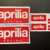 aprilia racing vinyl sticker set