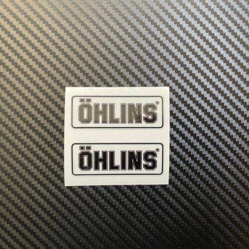 Ohlins Sticker Black Text