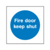 Fire Door Keep Shut Sticker Image