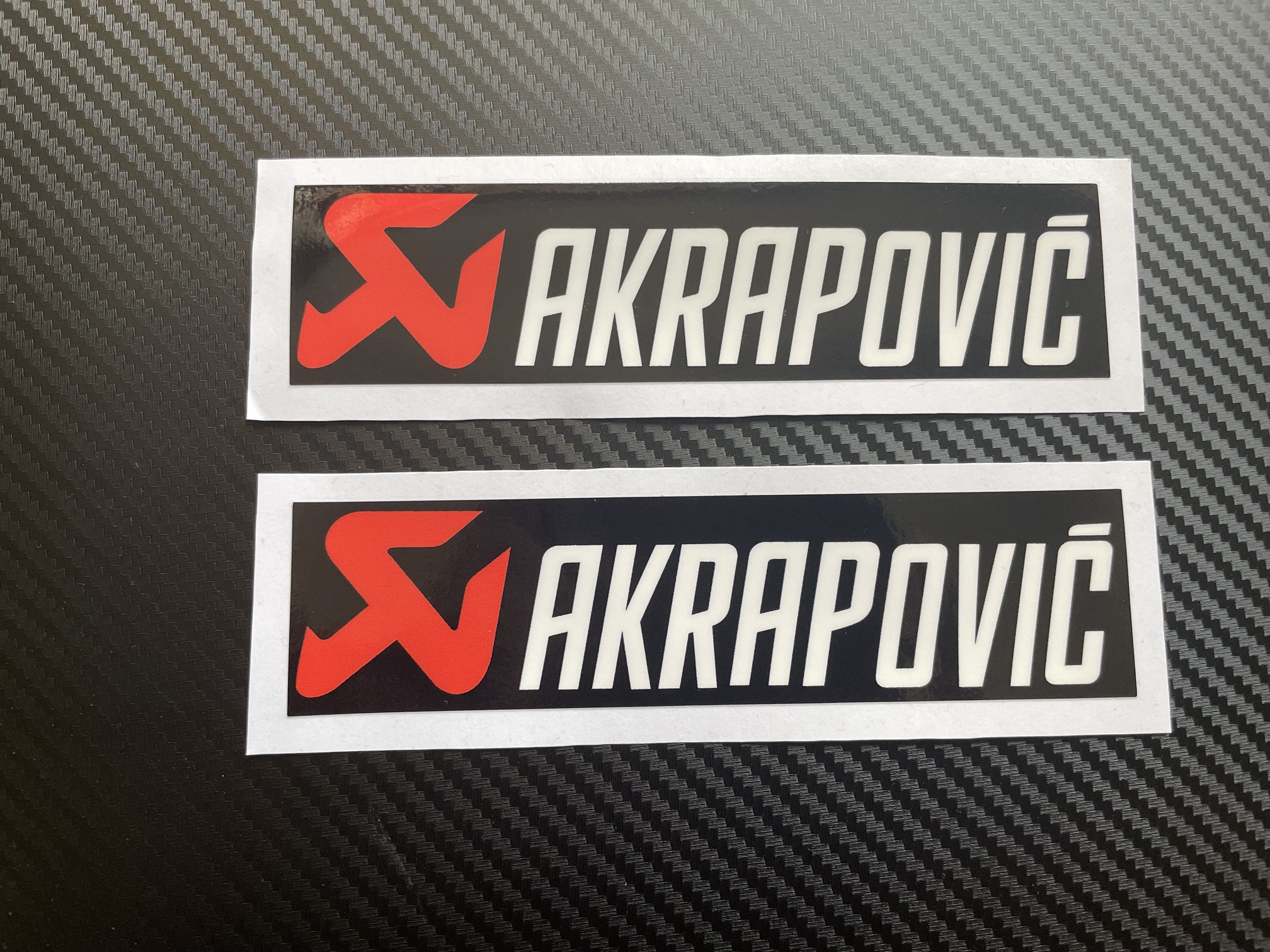 Akropovic Stickers White Text Image